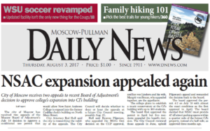 Moscow-Pullman Daily News, August 3, 2017