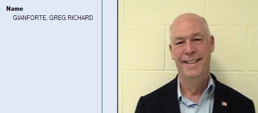 Gianforte Mugshot