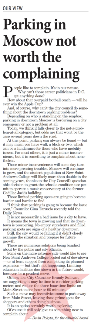 Moscow-Pullman Daily News, March 19, 2019, page 6