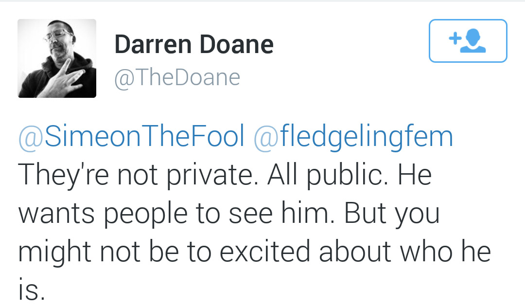 Darren Doane “not private”