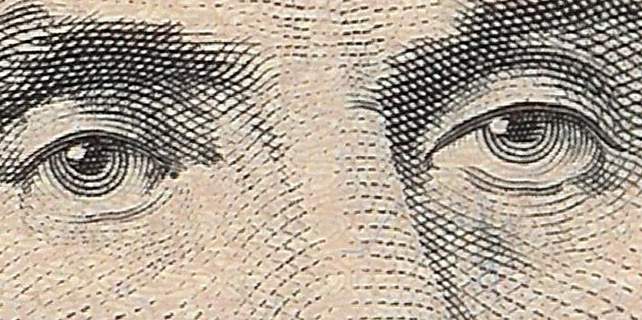Abraham Lincoln Five Dollar Eyes