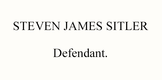 STEVEN JAMES SITLER, Defendant