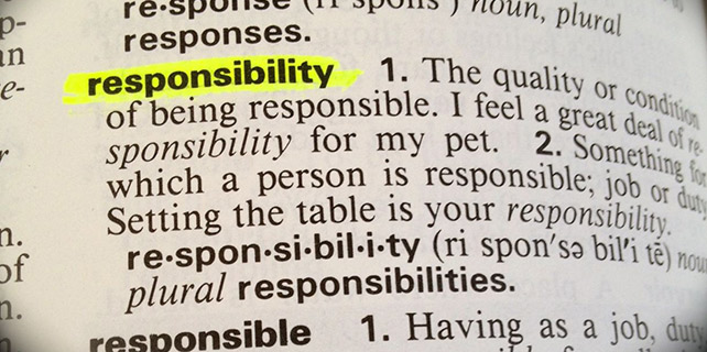 Definition Responsibility