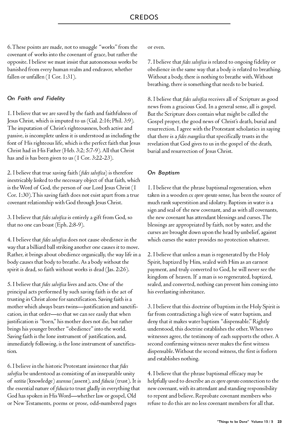 Credenda/Agenda volume 15-5, page 23