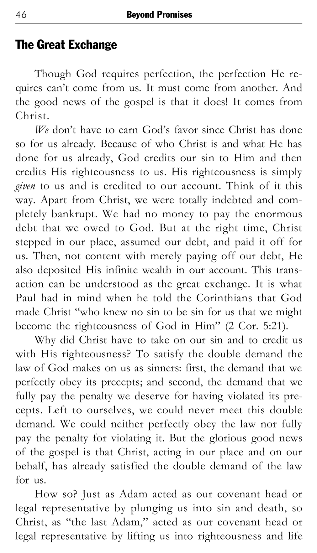 Beyond Promises: A Biblical Challenge to Promise Keepers, page 46