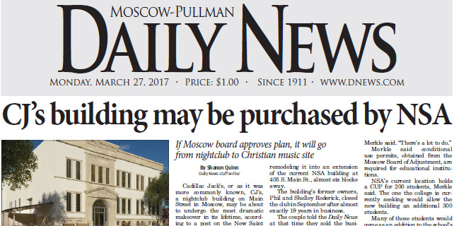 Moscow-Pullman Daily News