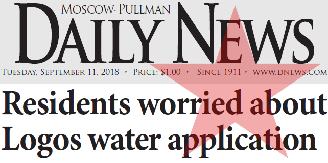 Moscow-Pullman Daily News, September 11, 2018