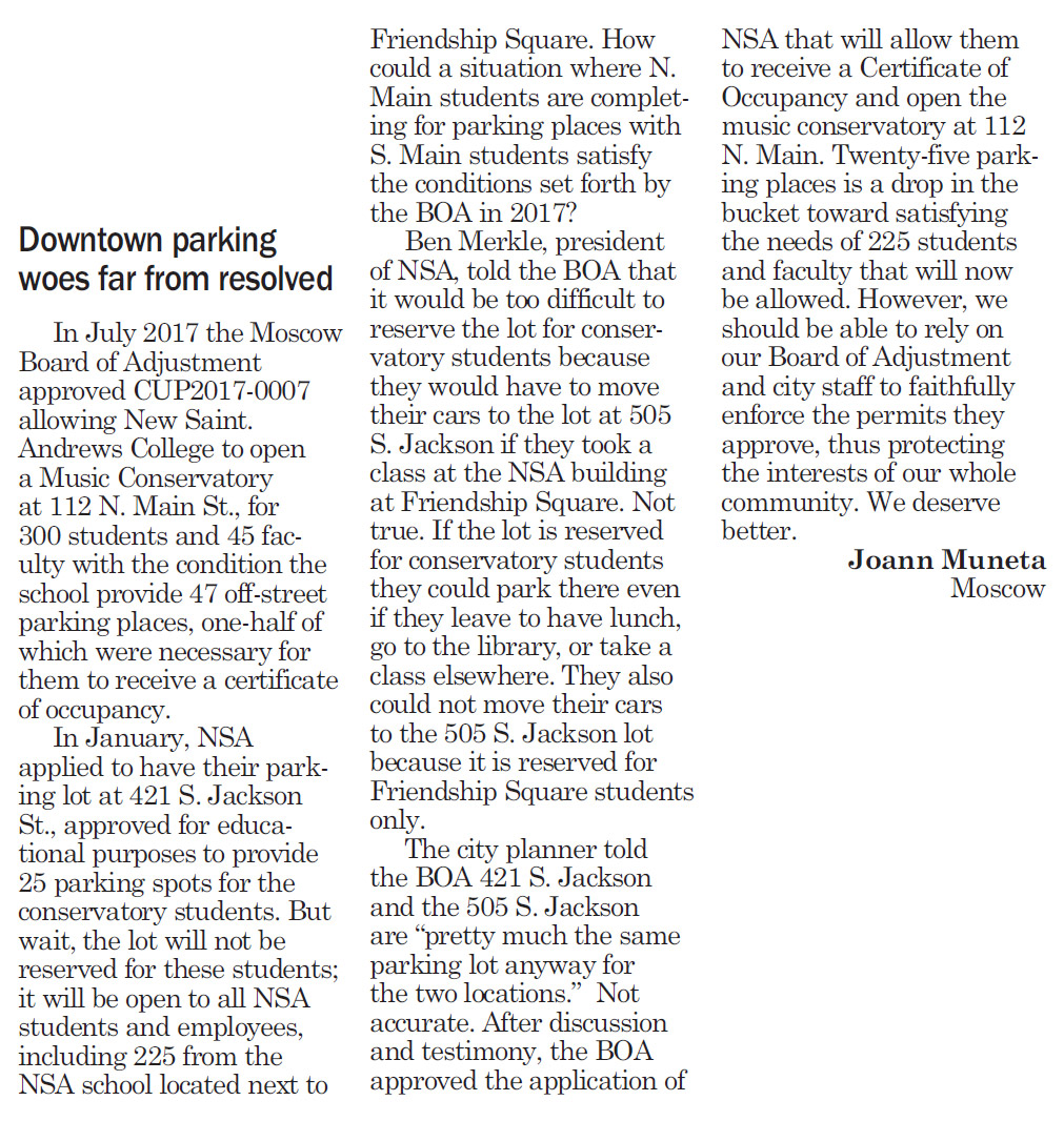 Moscow-Pullman Daily News, March 20, 2019, page 6