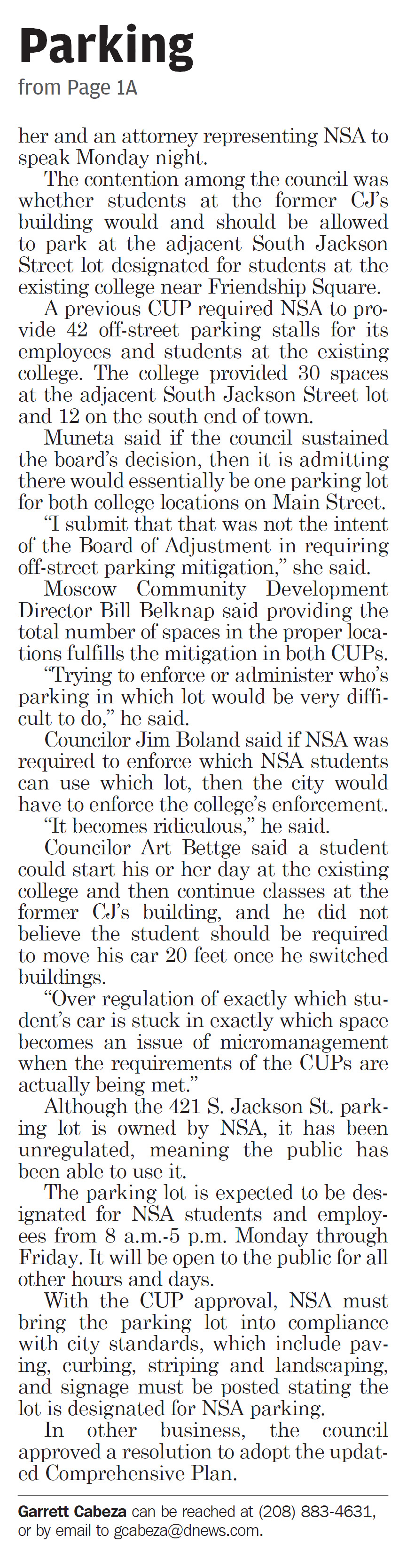 Moscow-Pullman Daily News, March 5, 2019, page 6