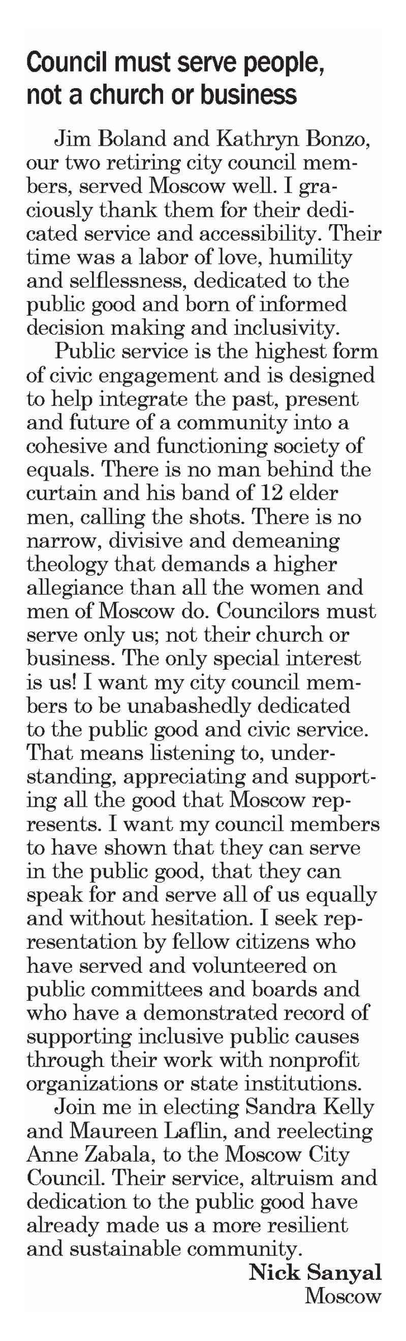 Moscow-Pullman Daily News, October 26, 2019, page 5C