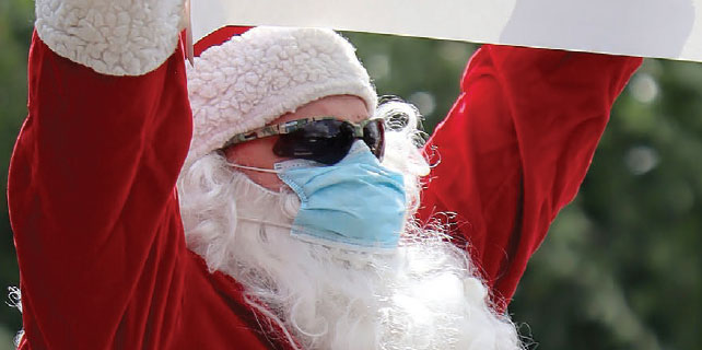 Moscow-Pullman Daily News Reader Photo of the Day: “Santa Offers a Gentle Reminder”