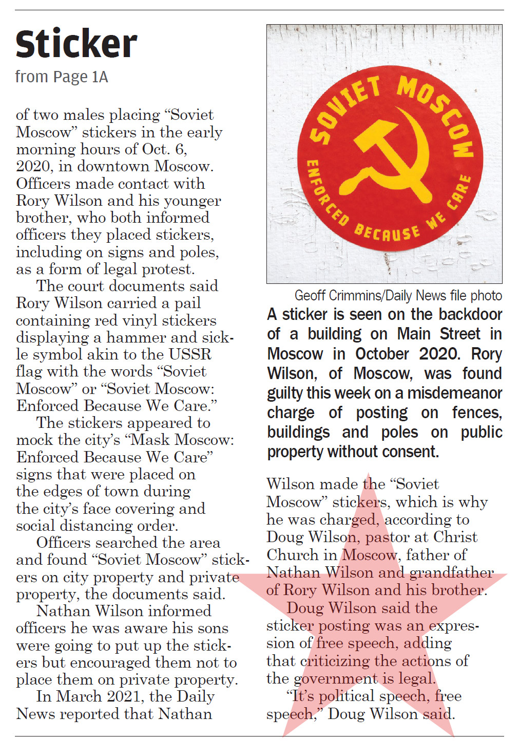 Moscow-Pullman Daily News, May 18, 2022, page 2