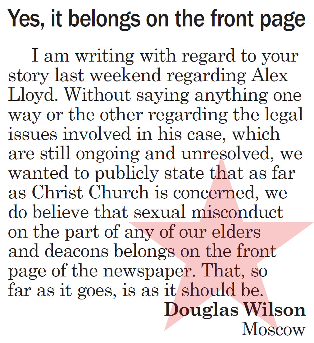 Moscow-Pullman Daily News, August 19, 2022, Letter to the Editor