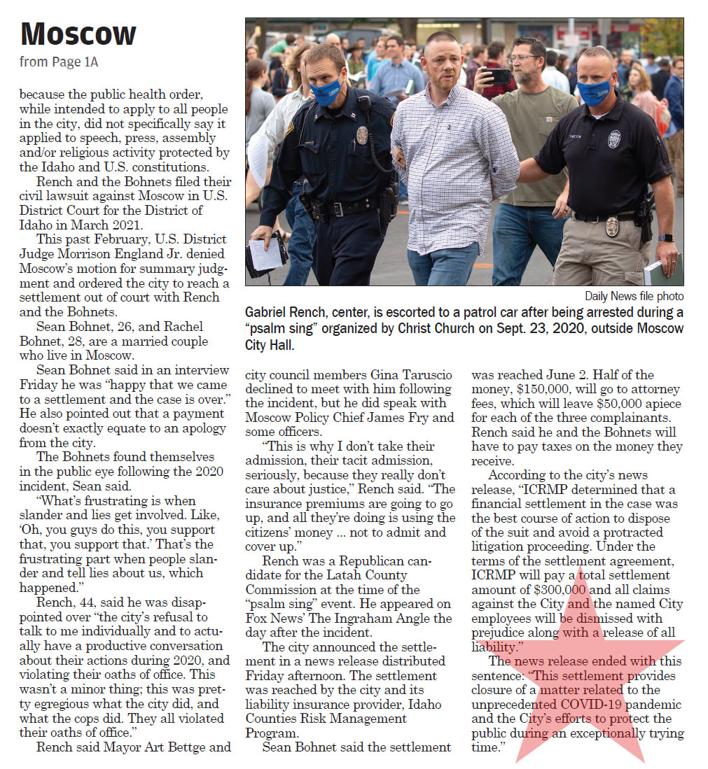 Moscow-Pullman Daily News, July 15, 2023, page 3A